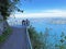 Lookouts or viewpoints and panoramic places on the educational trail Felsenweg Burgenstock or Buergenstock