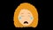 Loop animation of a cartoon redhead woman\\\'s face crying with tears of sadness