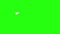 Loop animation doodle art on green screen background