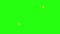 Loop animation lightning electric on green screen background