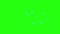 Loop animation lightning on green screen background