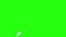 Loop animation smoke on green screen background