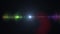 Loop center colorful star optical lens flares shine light
