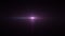 Loop center pink purple optical lens flare star shine