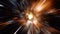 Loop center star burst in hyperspace Tunnel
