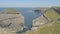 Loop Head Peninsula,West Clare,Ireland showing rocks and cliffs sculpted by the Atlantic Ocean. Wild Atlantic Way Route.