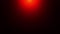 Loop top center orange red flare light animation