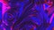 Loopable Shiny Cyber Metal Neon Pantone Blue Purple Colored Surface With Animated Waves Psychedelic Background Closeup Retro  Empt