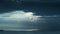 Loopable video of stormy clouds moving in the sky over the Mediterranean sea