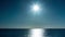 Loopable video of the sun rising over Mediterranean sea