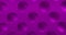 looped. Abstract Velvet Violet background with dynamic Orchid Flower color 3d circles. 3D animation of purple circles