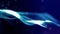 Looped blue animated abstract sci-fi background with wavy glow particles like micro world, cosmic space or digital big
