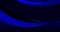 looped footage. Abstract blue background with dynamic blue 3d lines. 3D animation of blue lines. Modern video background