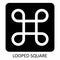 Looped Square Icon
