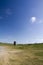 Loophole towers on a golf course in Guernsey