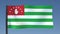 Looping Flag of Abkhazia