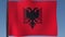 Looping Flag of Albania