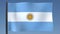 Looping Flag of Argentina