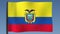 Looping Flag of Ecuador