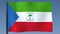 Looping Flag of Equatorial Guinea