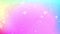 Looping particle with rainbow abstract background and male and female symbols, top to bottom, 4k animation