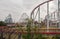 The loops of a scaring roller coaster in Nagashima, Kuwana