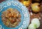 Loose gentle buckwheat porridge with fried chanterelles