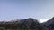 Lopable time lapse of clouds passing over Montserrat in Barcelona