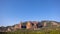 lopable timelapse of clouds passing over los mallos de riglos in spain