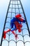 Lopburi, Thailand - January 2, 2015 : Spider-Man Web Crawler Mod