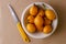 Loquat fruits. Exotic healthy food concept