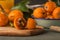Loquats on kitchen counter