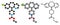 Loratadine antihistamine drug molecule. Used to treat hay fever, urticaria and allergies