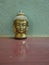 Lord buddha peace of mind face of buddha green wall