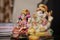 Lord Ganesha and Goddess Lakshmi idol