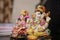 Lord Ganesha and Goddess Lakshmi idol