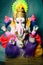 The lord of ganesha. Hindu God Ganesha. Ganesha colerful Idol. Indian culture. ganesh chaturthi