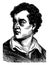 Lord George Gordon Byron, vintage illustration