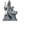 Lord Shiva statu Idol illustration