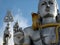 Lord Shiva statue close up