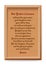 Lords Prayer Our Father Pater Noster Wooden Board