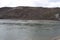 Loreley, Germany - 03 14 2022: wide Rhine river with dangerous rocks in the middle