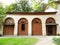 Lorenzo Mansion historic courtyard arches Cazenovia NYS