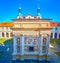 Loreta Chapel with rich stone decoration, located in cloister of Loreta of Prague, Czechia