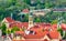 Loreta monastery building and towers in Prague, Czech Republic