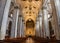 Loreto, Ancona, Italy - 11.10.2018: Interior of the Shrine of Loreto, Santuario della Madonna, detail of the Holy House