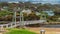 Lorne Swing Bridge at the mouth of the Erskine River. Victoria