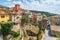 Loro Ciuffenna, village in the Province of Arezzo in the Italian region Tuscany. Central Italy.