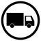 Lorry delivery icon