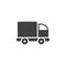 Lorry icon , Truck solid logo illustration, pictogram isol